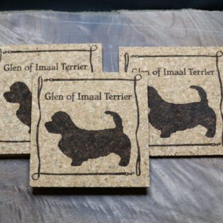 Glen of Imaal Terrier Cork Coasters