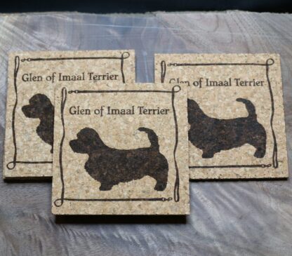 Glen of Imaal Terrier Cork Coasters