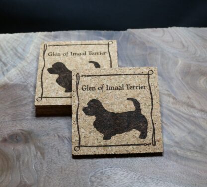 Glen of Imaal Terrier Cork Coasters