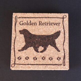 Golden Retriever Cork Coasters