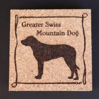 Greater Swiss Mountain Dog Cork Coasters