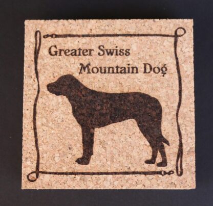 Greater Swiss Mountain Dog Cork Coasters