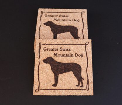 Greater Swiss Mountain Dog Cork Coasters