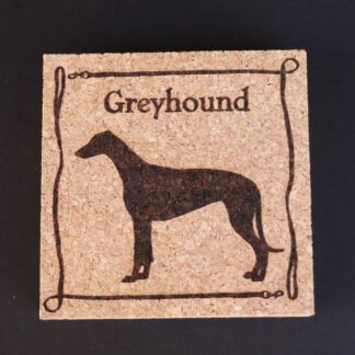 Greyhound Cork Coasters