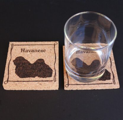 Havanese Cork Coasters