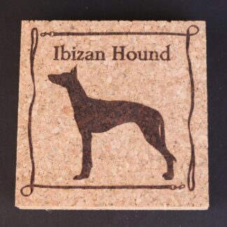 Ibizan Hound Cork Coasters