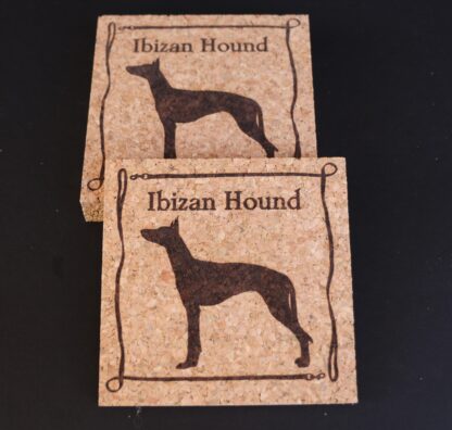 Ibizan Hound Cork Coasters