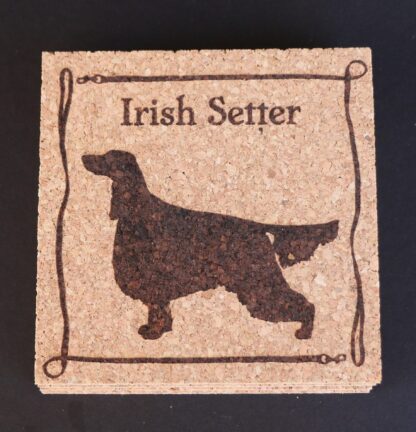 Irish Setter Cork Coasters