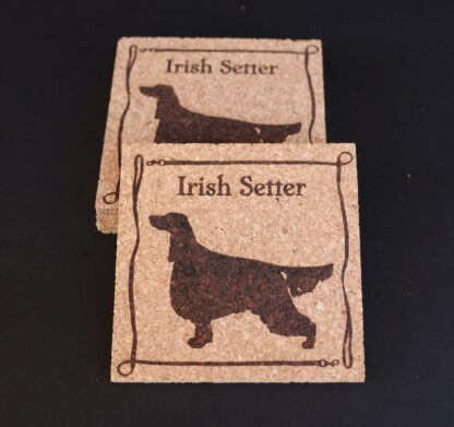 Irish Setter Cork Coasters