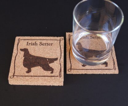 Irish Setter Cork Coasters