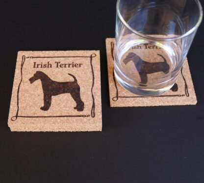 Irish Terrier Cork Coasters