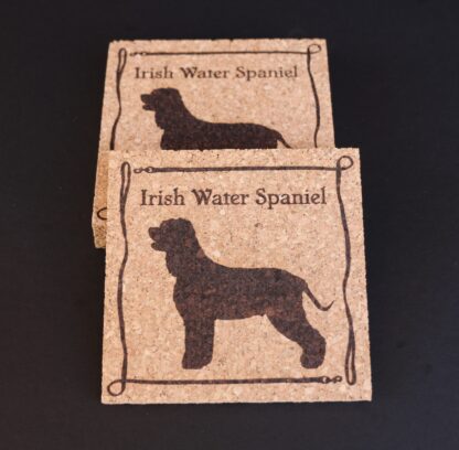 Irish Water Spaniel Cork Coasters