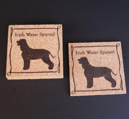 Irish Water Spaniel Cork Coasters