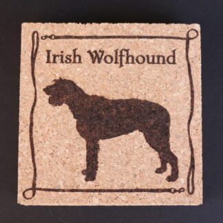 Irish Wolfhound Cork Coasters