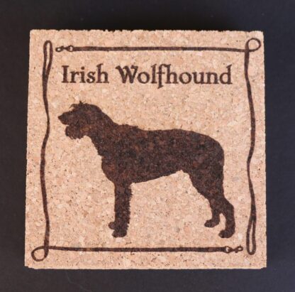 Irish Wolfhound Cork Coasters