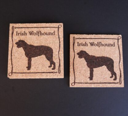 Irish Wolfhound Cork Coasters