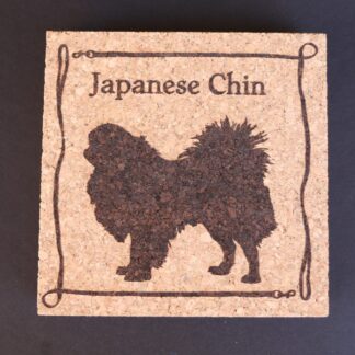 Japanese Chin Cork Coasters