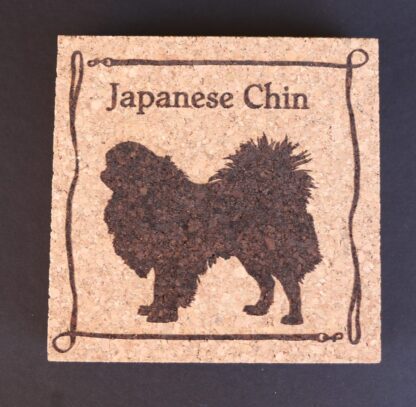 Japanese Chin Cork Coasters