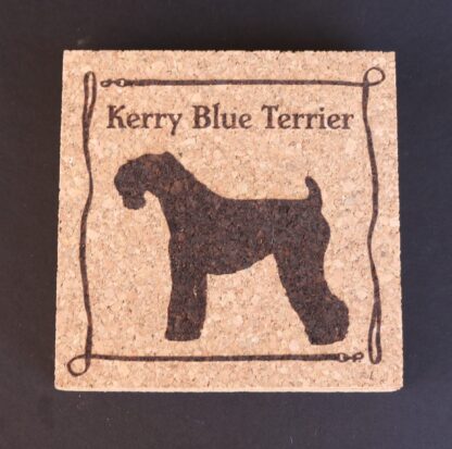 Kerry Blue Terrier Cork Coasters