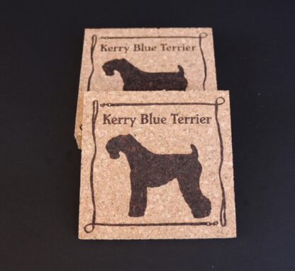 Kerry Blue Terrier Cork Coasters