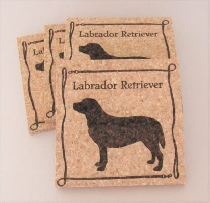 Labrador Retriever Cork Coasters