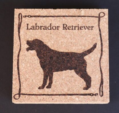 Labrador Retriever Cork Coasters