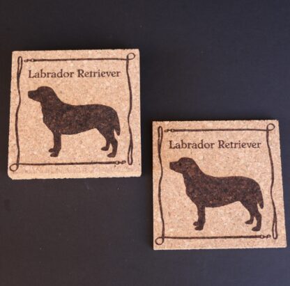 Labrador Retriever Cork Coasters