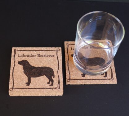 Labrador Retriever Cork Coasters