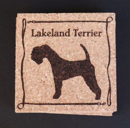 Lakeland Terrier Cork Coasters