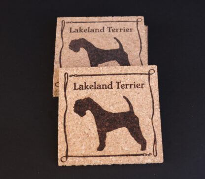 Lakeland Terrier Cork Coasters