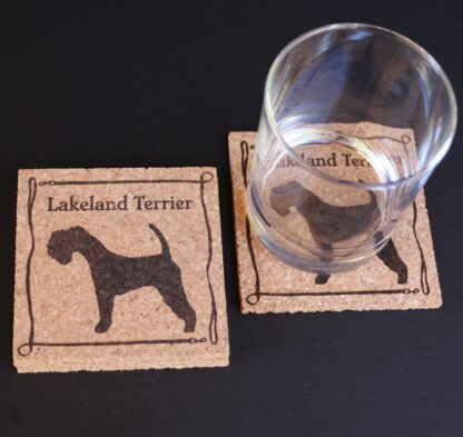 Lakeland Terrier Cork Coasters