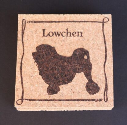 Lowchen Cork Coasters