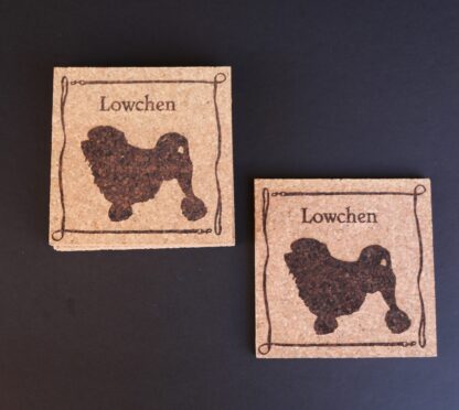 Lowchen Cork Coasters