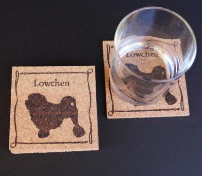 Lowchen Cork Coasters