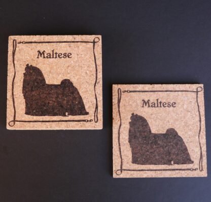 Maltese Cork Coasters