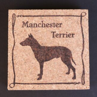 Manchester Terrier Cork Coasters