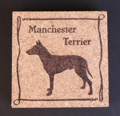 Manchester Terrier Cork Coasters