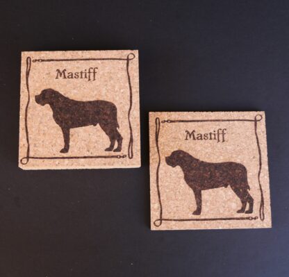 Mastiff Cork Coasters