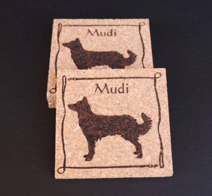 Mudi Cork Coasters