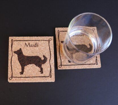 Mudi Cork Coasters