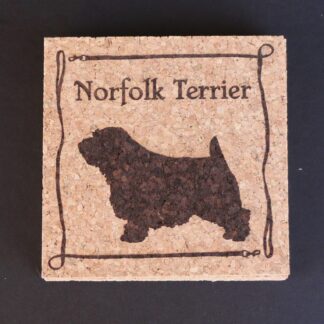 Norfolk Terrier Cork Coasters