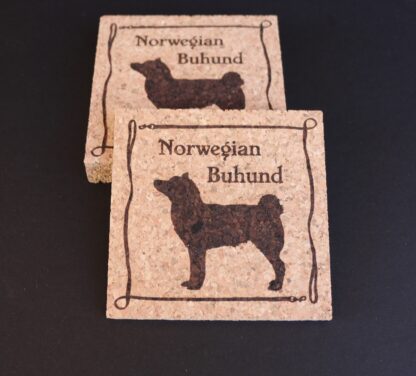 Norwegian Buhund Cork Coasters