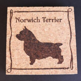 Norwich Terrier Cork Coasters