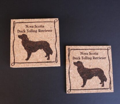 Nova Scotia Duck Tolling Retriever Cork Coasters