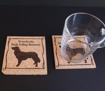 Nova Scotia Duck Tolling Retriever Cork Coasters