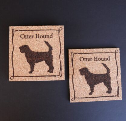 Otterhound Cork Coasters