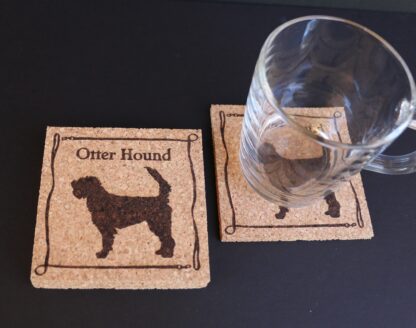 Otterhound Cork Coasters