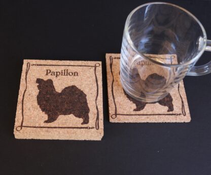 Papillon Cork Coasters