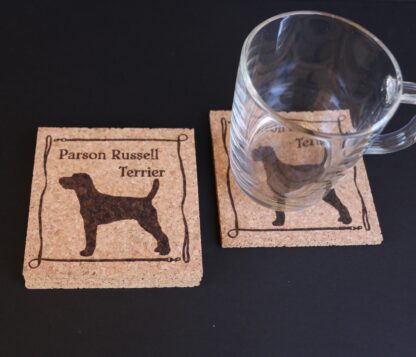 Parson Russell Terrier Cork Coasters