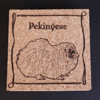 Pekingese Cork Coasters